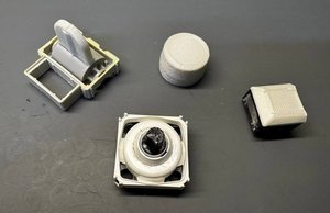 Роздруковані елементи керування на 3d принтері