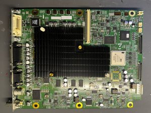 Основна плата обробки відеосигналу — джерело більшості типових несправностей CV-190.
