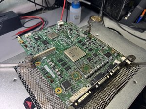 Процес реболу відеопроцесора Olympus CV-190